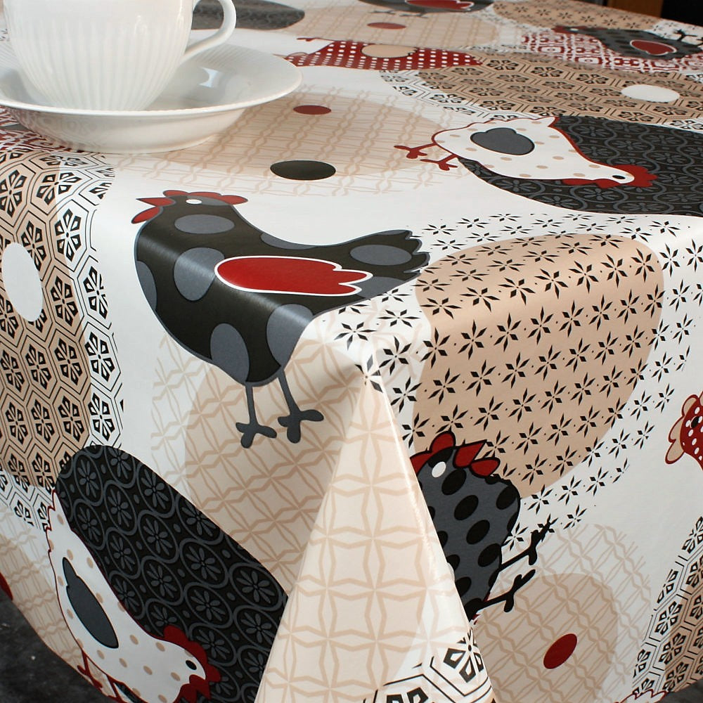 KYKKELIKY – Flott påske voksduk med høner