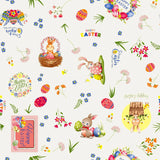 Påsketid Hvit – Akrylduk med påskemotiver