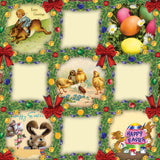 Påskevoksduk – Glad Påske i det Grønne