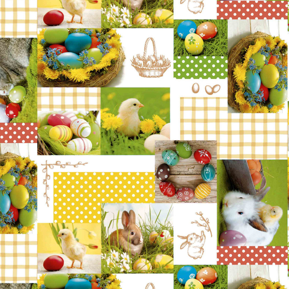 Påske voksduk - Fargerike påskeegg