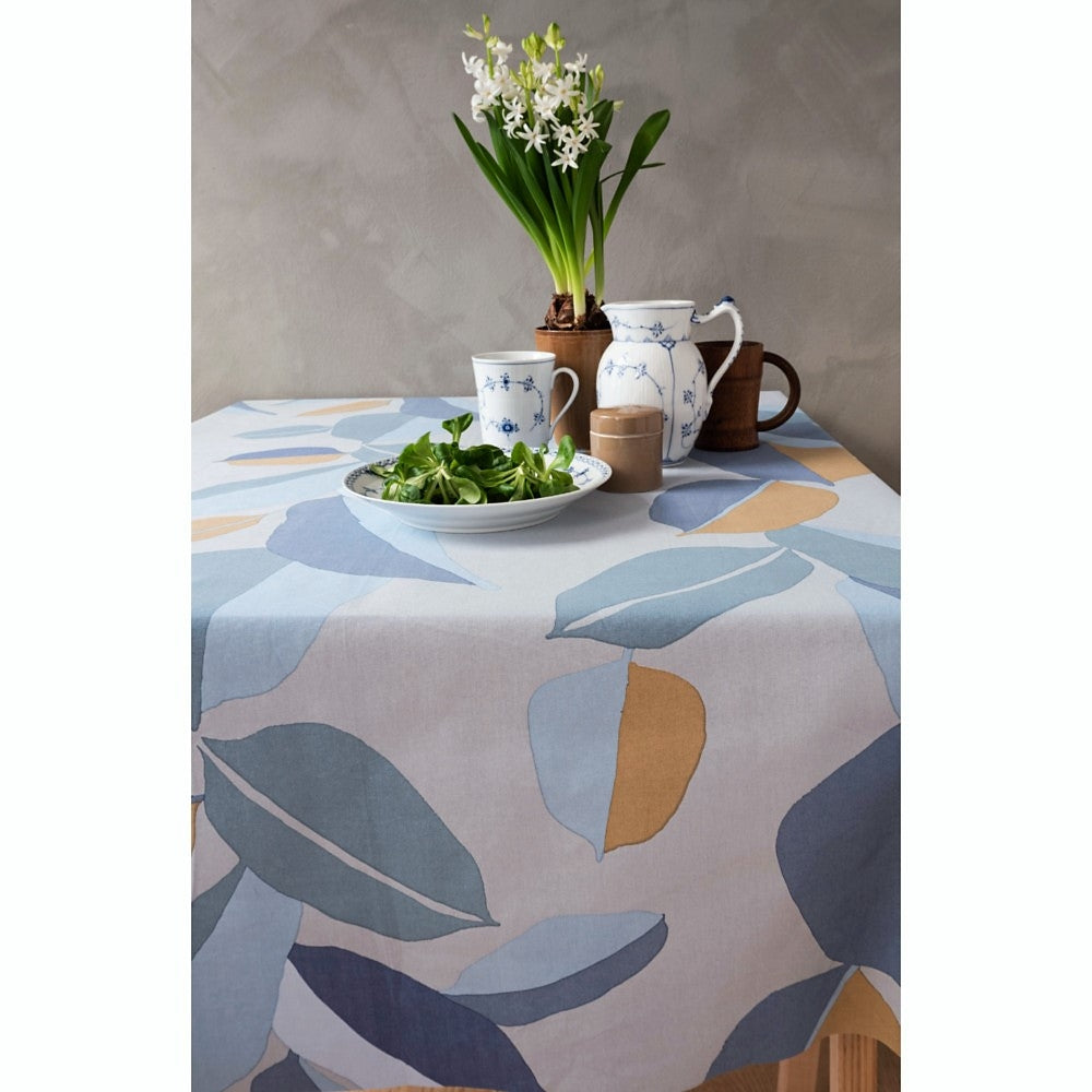 Palm Blue, Notes by Susanne Schjerning akrylduk med antiskli