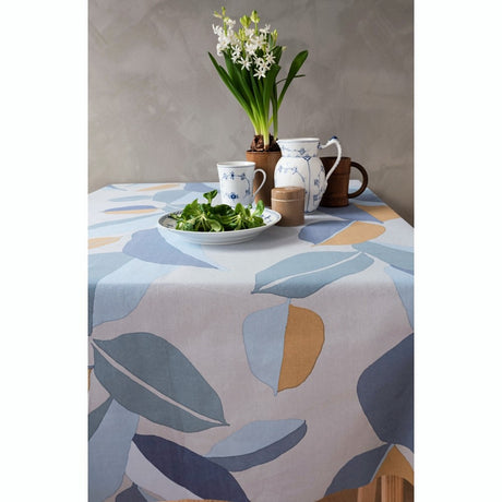 Palm Blue, Notes by Susanne Schjerning akrylduk med antiskli