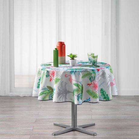 Paradizio White Ø 180 cm, rund bordduk med flekkavvisende behandling