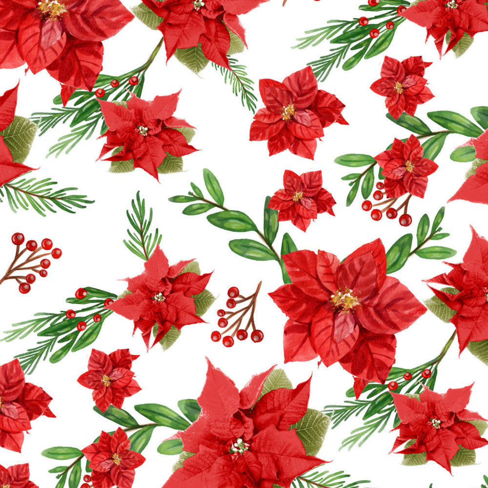 Pascua Rød Julestjerne – Juleakrylduk med de vakreste røde julestjerner