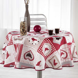 Patch Cocotte Ø 180 cm, rund bordduk med flekkavvisende behandling