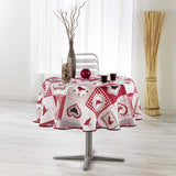 Patch Cocotte Ø 180 cm, rund bordduk med flekkavvisende behandling