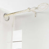 Patina Alpha Hvit/Gull – Justerbar gardinstang 120–210 cm
