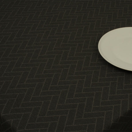 Paxi Skifergrå/svart - Klassisk rund akrylduk