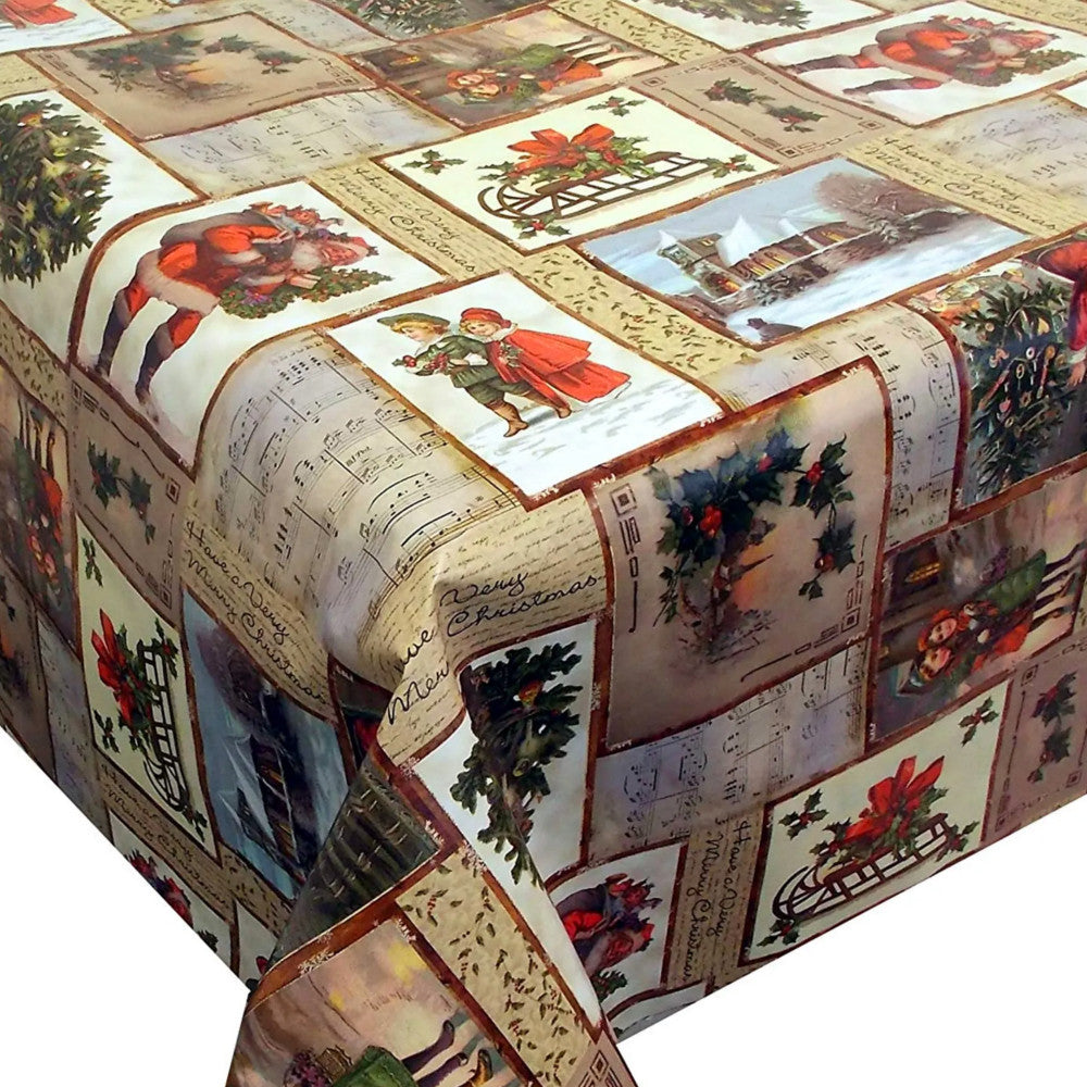 Peters Jul – Julevoksduk med mange små romantiske motiver