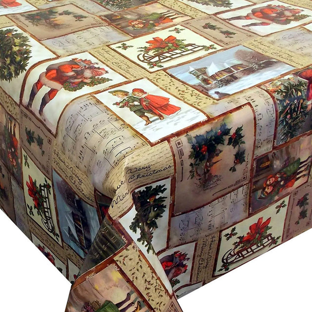 Peters Jul – Julevoksduk med mange små romantiske motiver