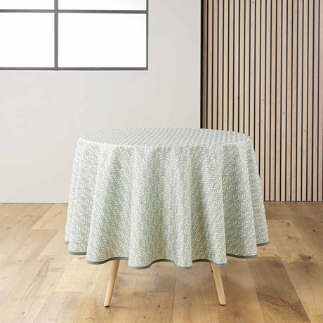 Piana Sage Ø 180 cm, rund duk med flekkavvisende behandling