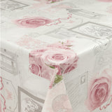 Pink Lady Rose voksduk med roser