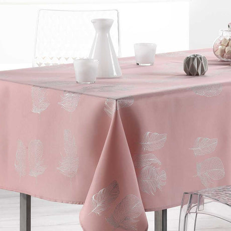 Plumia Candy Pink, duk med flekkavvisende behandling 150 x 240 cm