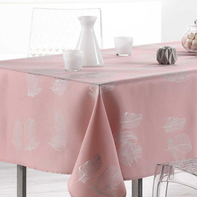 Plumia Candy Pink, duk med flekkavvisende behandling 150 x 240 cm