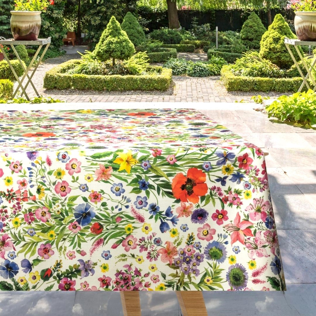 Prato di Fiori Selvatici – Akrylduk med vill blomstereng