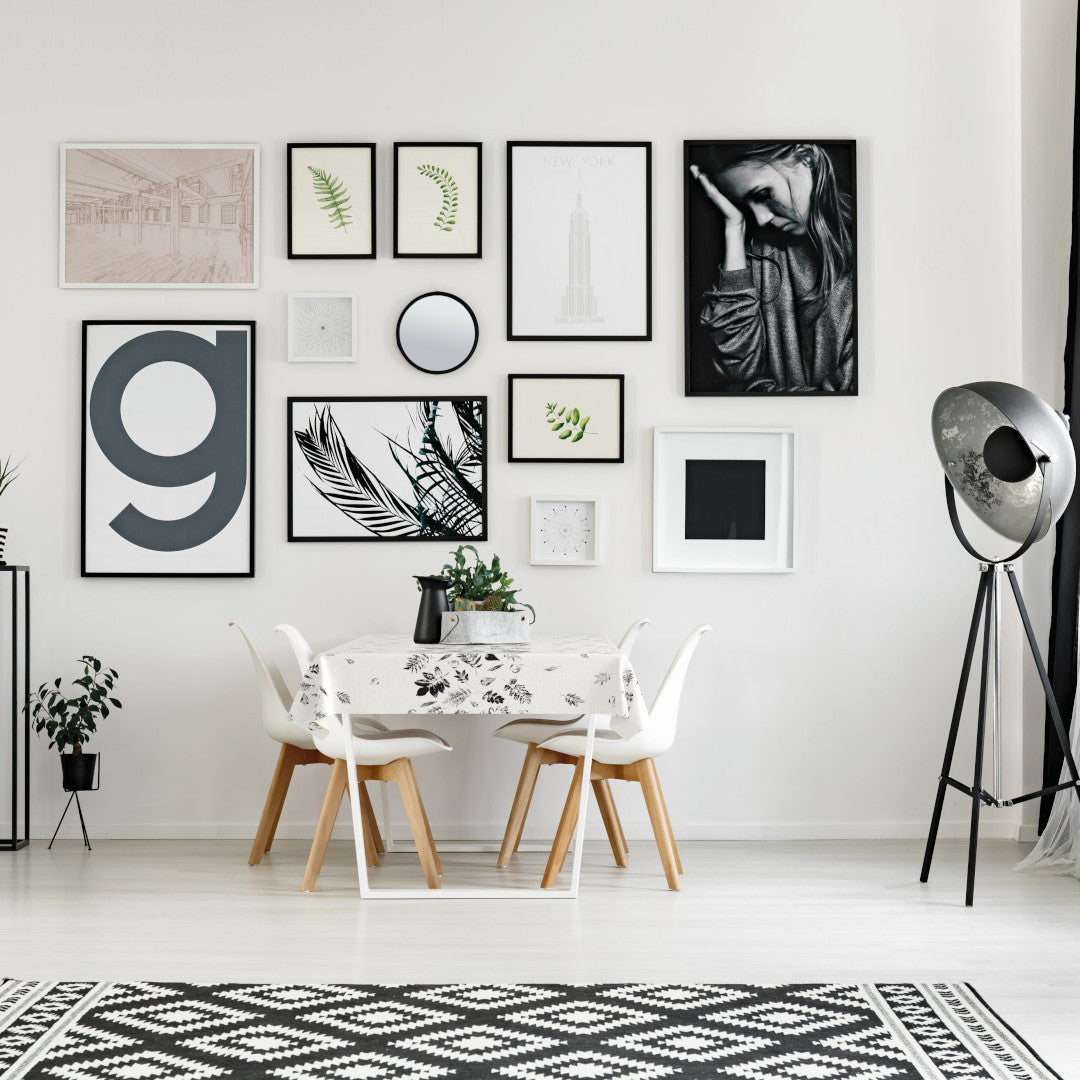 Printia – Elegant voksduk med botanisk mønster, miljøbilde