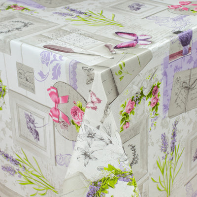 Provence-galleriet, voksduk med lett preget overflate