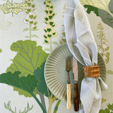 Rabarberhaven Grønn – Notes by Susanne Schjerning, akrylduk med antiskli