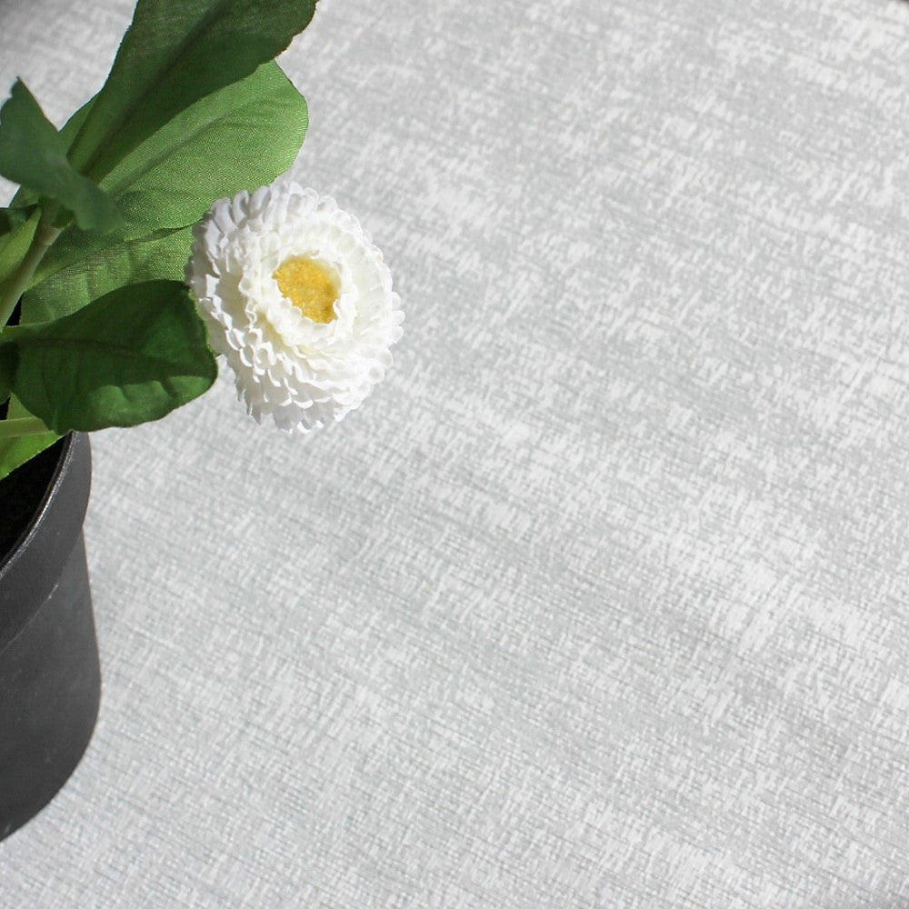 Morillo - Damaskvevd rund akrylduk med strikkant