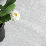 Morillo - Damaskvevd rund akrylduk med strikkant