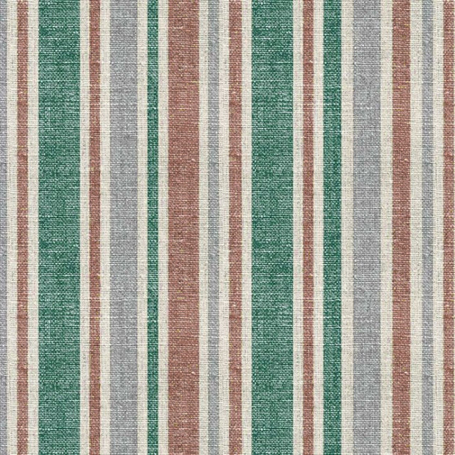 Rustic Stripes – Voksduk med rustikke striper i grønt og natur, mønster