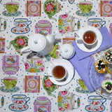 Salone da Tè Bianco – Sjarmerende og morsom akrylduk med alt for tedrikkeren