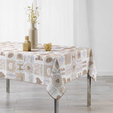 Samos White, bordduk med flekkavvisende behandling, 150 x 240 cm