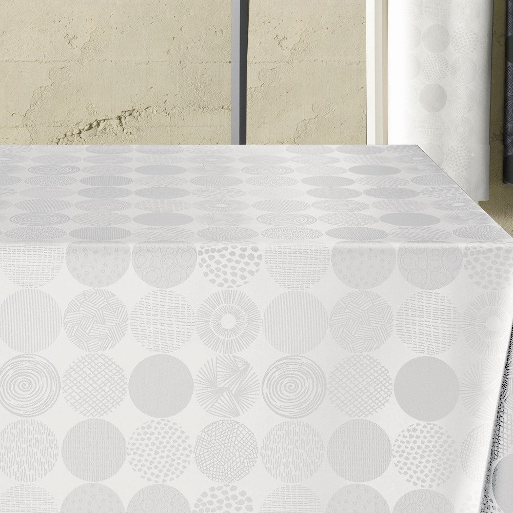 Sampayo Blanco - Jacquardvevd akrylduk, 180 cm bred