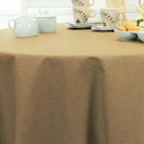 Dali ensfarget akrylduk i sandfarge, 140 cm bred