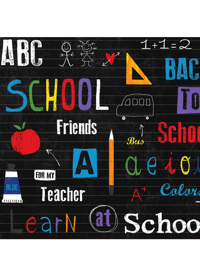 School, Laura Lancelle akrylduk – 155 cm bred