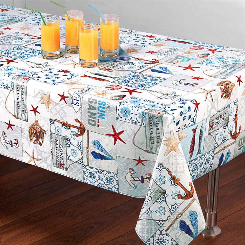 Seaside – Voksduk med maritime motiver