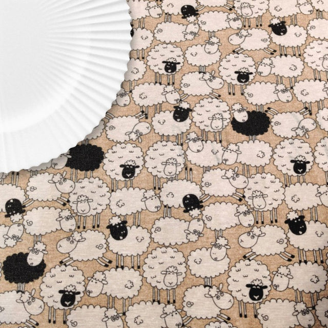 Sheep – Naturfarget akrylduk med søte sauer