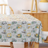 Savana - Akrylduk med søte dyr, 140 cm bred