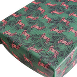 Skogleoparden – voksduk med struktur og leoparder i skogbunn