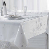 Constellation Snehimmel hvit – Juleduk med flekkavvisende behandling, 150 x 240 cm