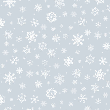 Gjennomsiktig julevoksduk – Snow-White på klar plast