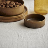 Södahl Pure Linen Ecru – Rund linduk Ø160 cm, nærbilde