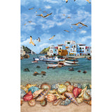 Sommer i Hellas – voksduk med maritim feriestemning