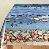 Sommer i Hellas – voksduk med maritim feriestemning