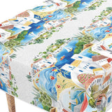 Ferie – Voksduk med herlig feriestemning