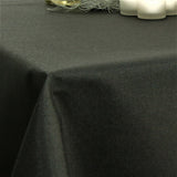 Ensfarget akrylduk i sort - Dali 160 cm bred