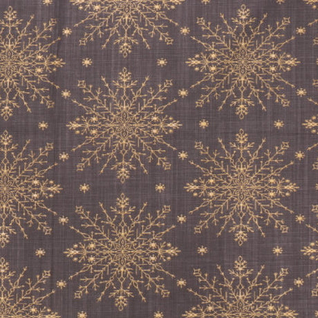 Juleakrylduk - Starfreeze Antrasitt - 155 cm bred