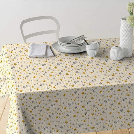 Stele Di Natale – Juleakrylduk med stjerner i gull og sølv