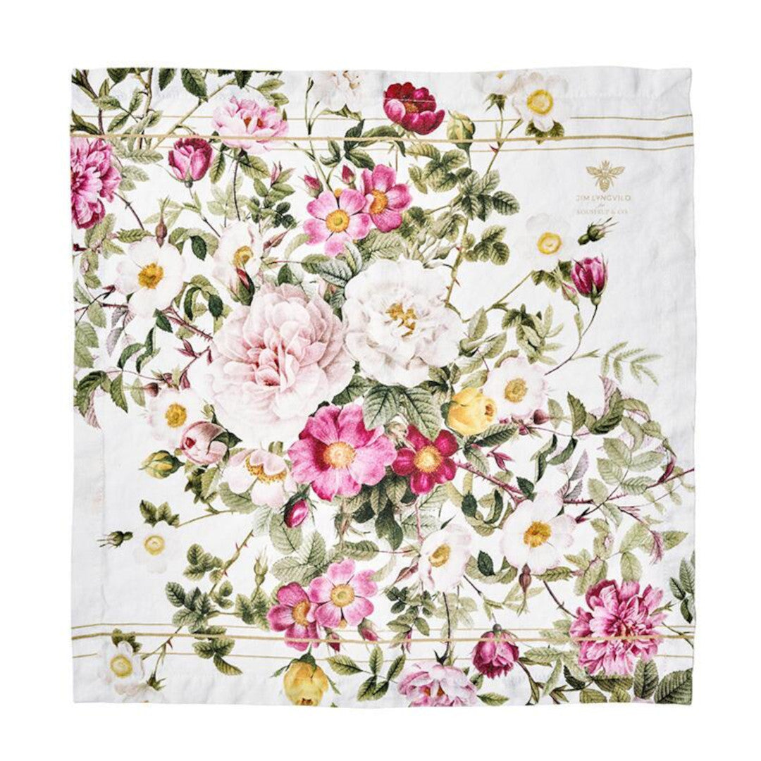 Tøyserviett Rose Flower Garden – Jim Lyngvild, motiv