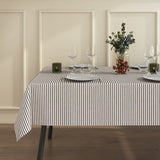 Striber På Tvers Grå – Hjørne av akrylduk i linlook