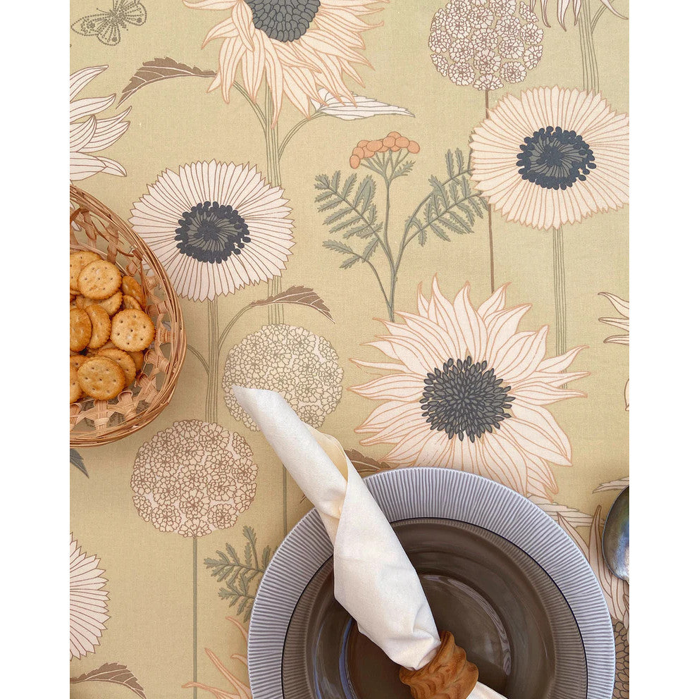 Sunflower Sense – Notes by Susanne Schjerning – akrylduk med antiskli