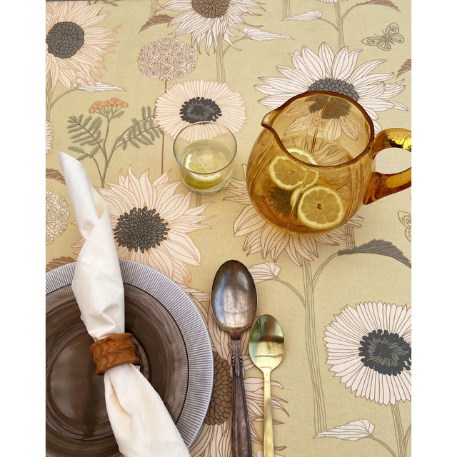 Sunflower Sense – Notes by Susanne Schjerning – akrylduk med antiskli