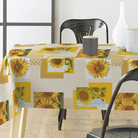 Sunflower – Sommer voksduk med solsikker