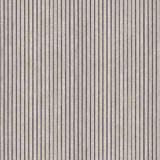 Sunna Blue - Voksduk med striper og hørlook, mønster