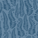 Fern Blue – Notes by Susanne Schjerning – akrylduk med antiskli